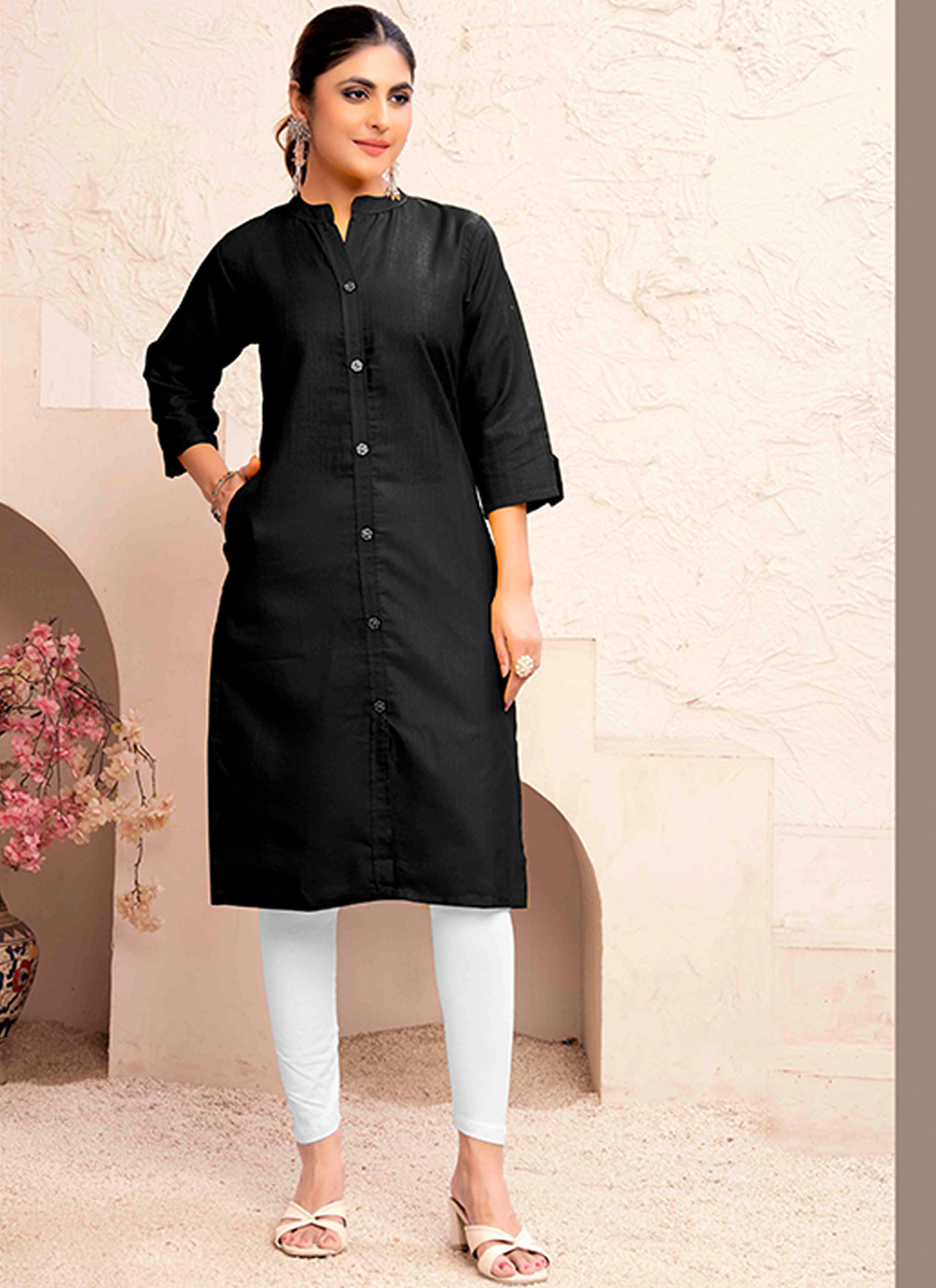 Black Magic Cotton Kurti