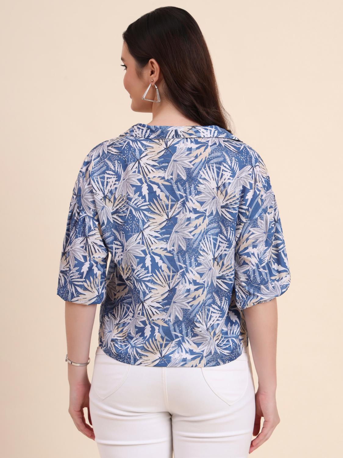 Blue Delta Readymade Short Crocks Shirt — alternate view
