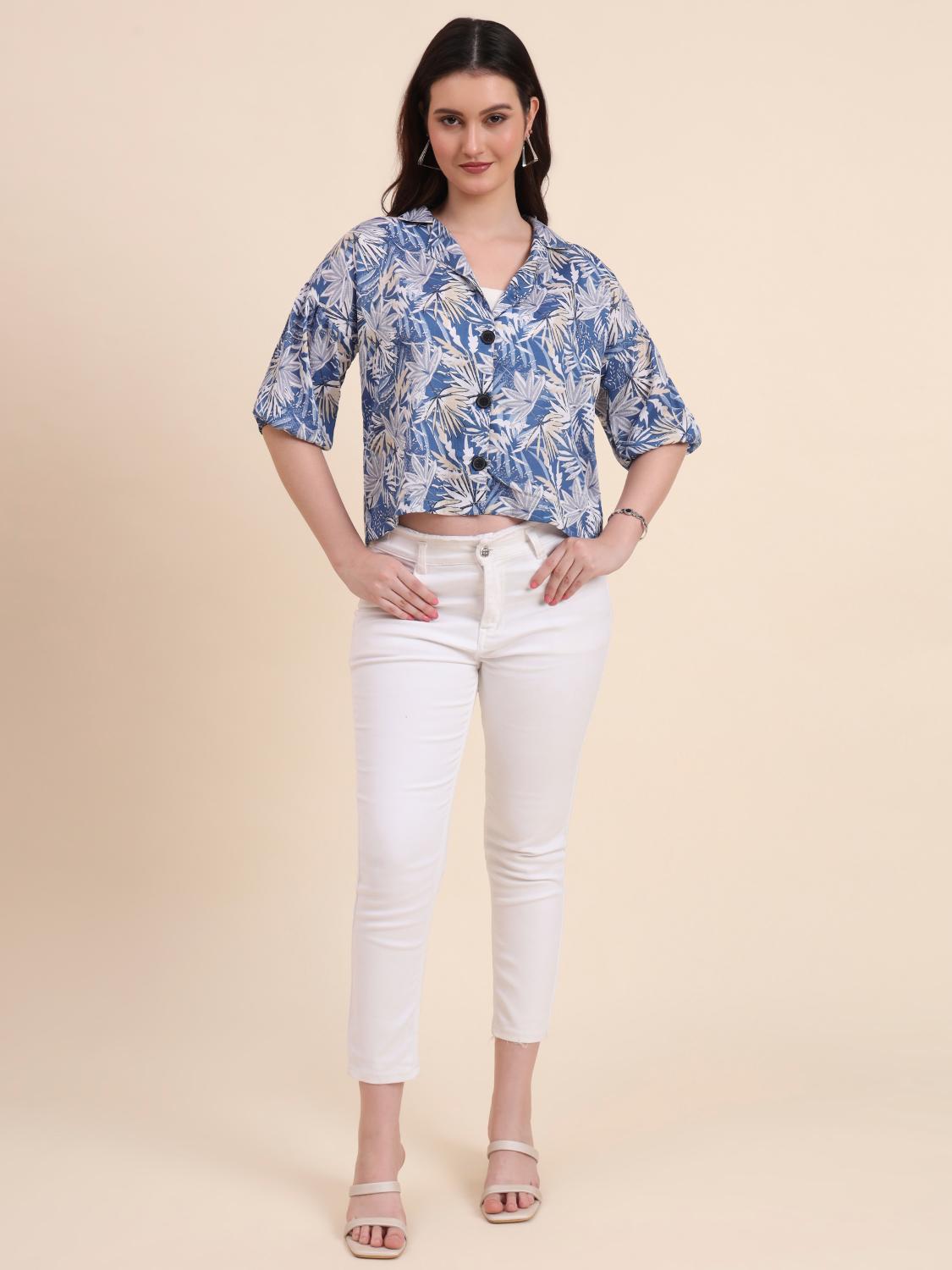 Blue Delta Readymade Short Crocks Shirt