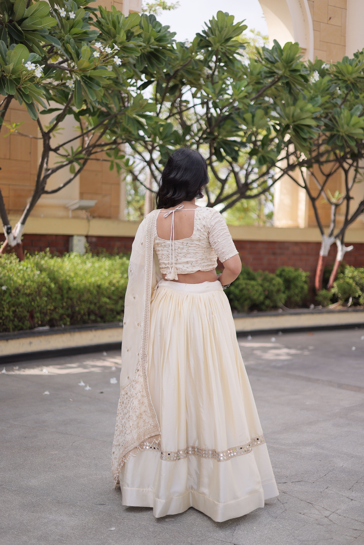 Chiku Floral Embroidered Bridal Lehenga Choli — alternate view