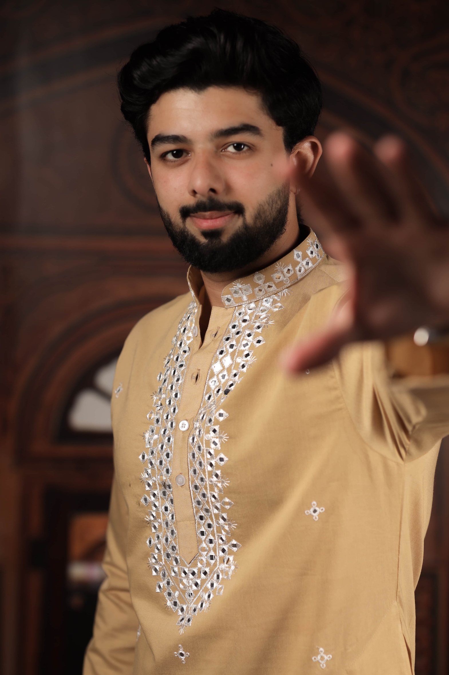 Chiku Minimal Embroidery Kurta Pyjama