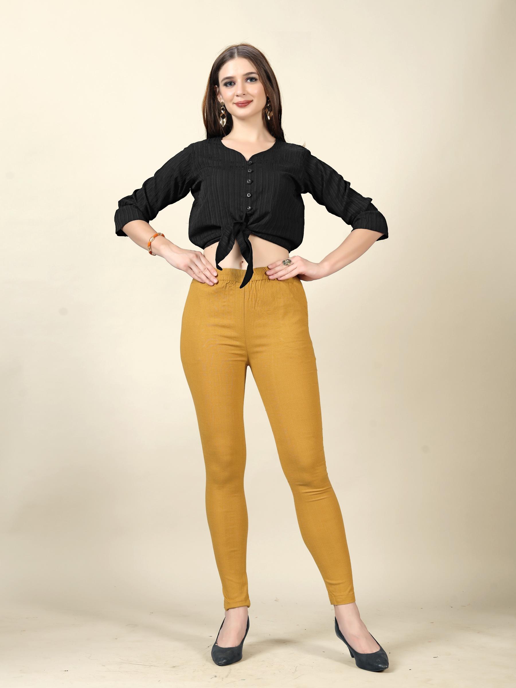 Chiku Rayon Lycra Readymade Pant