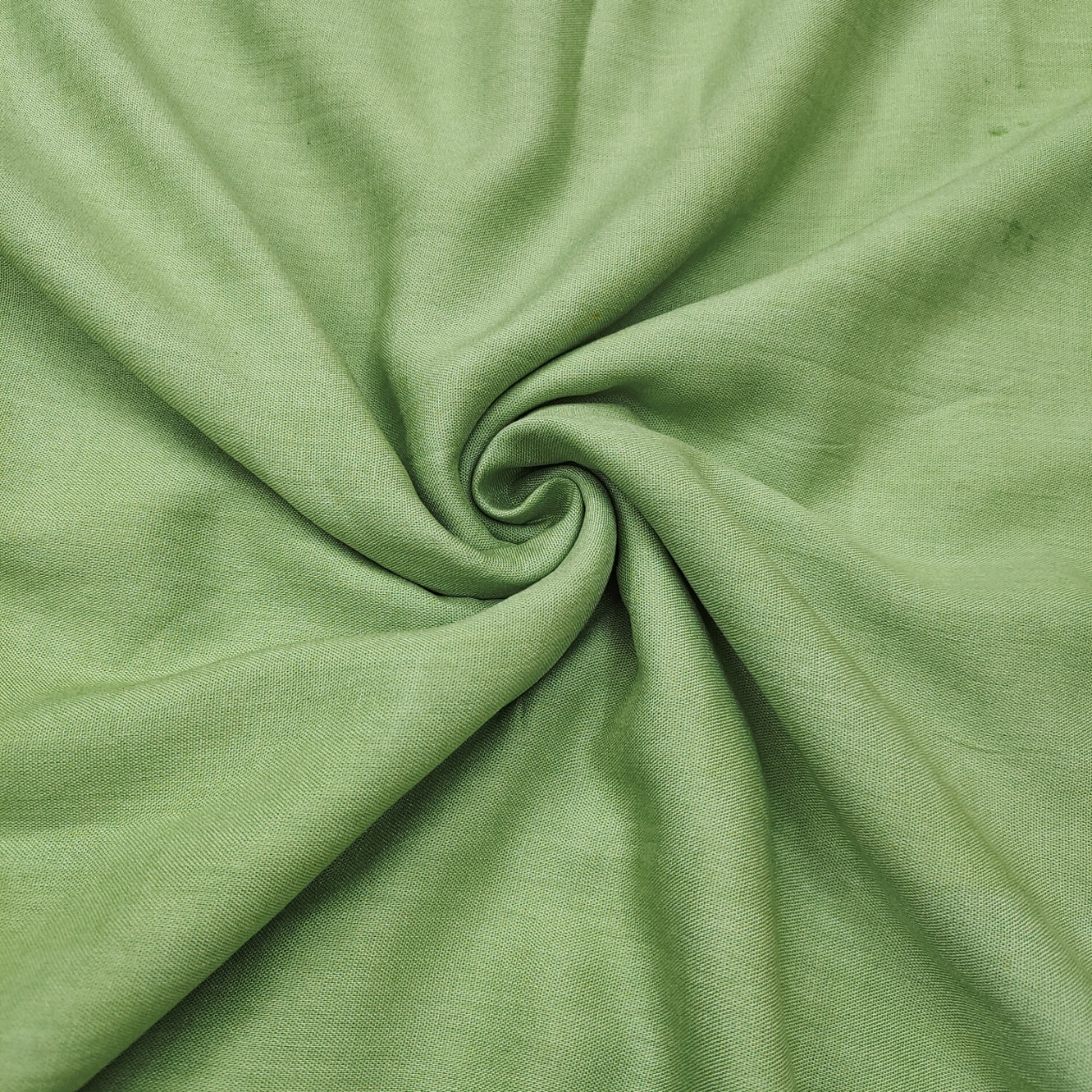 Green Crane Motif Digital Printed Linen Cotton Salwar Suit