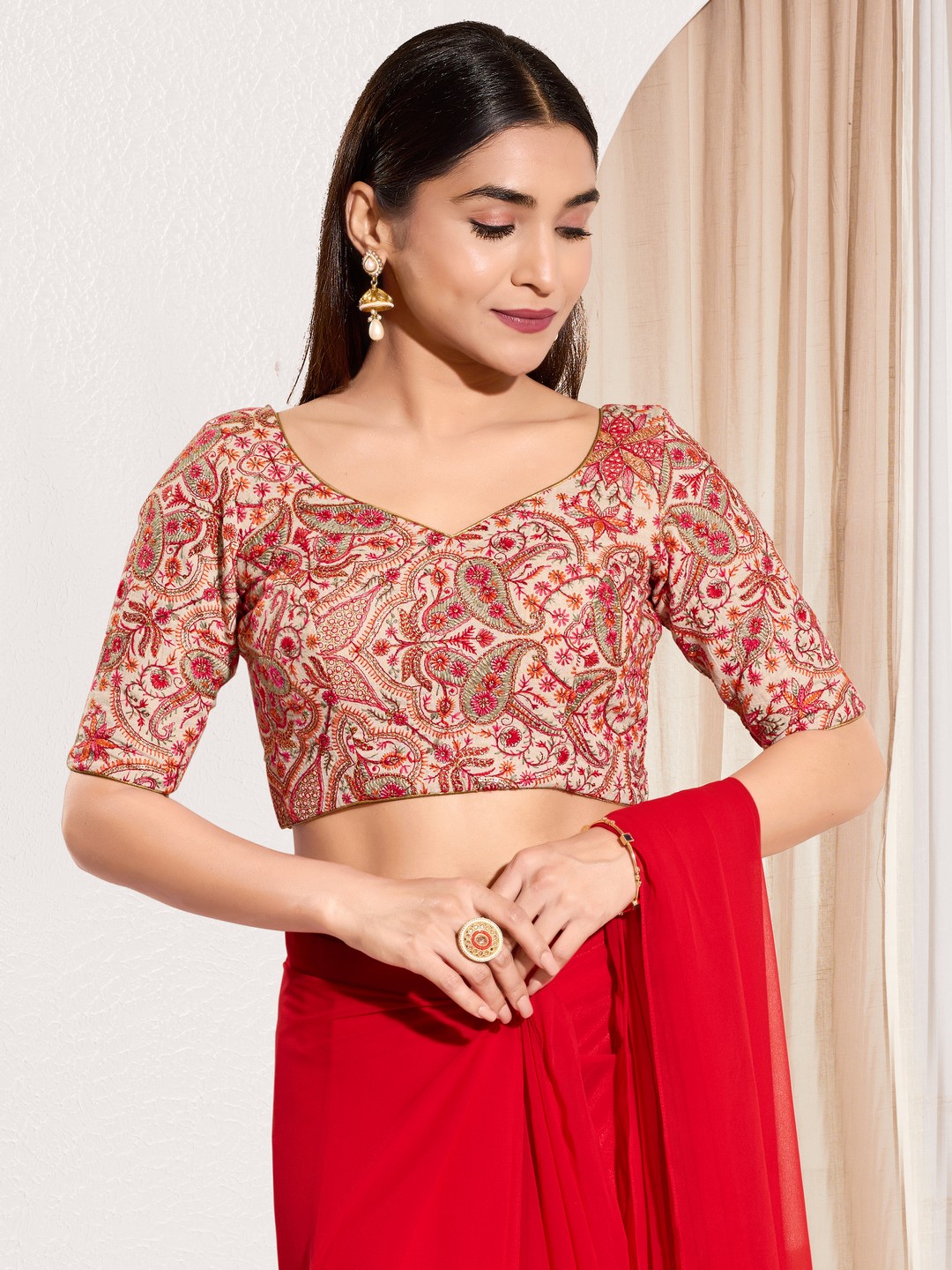 Ivory Grace Designer Blouse
