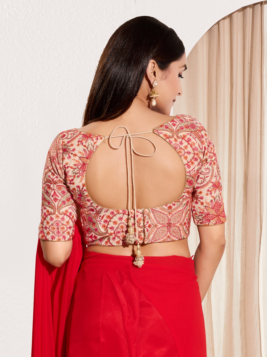 Ivory Grace Designer Blouse — alternate view