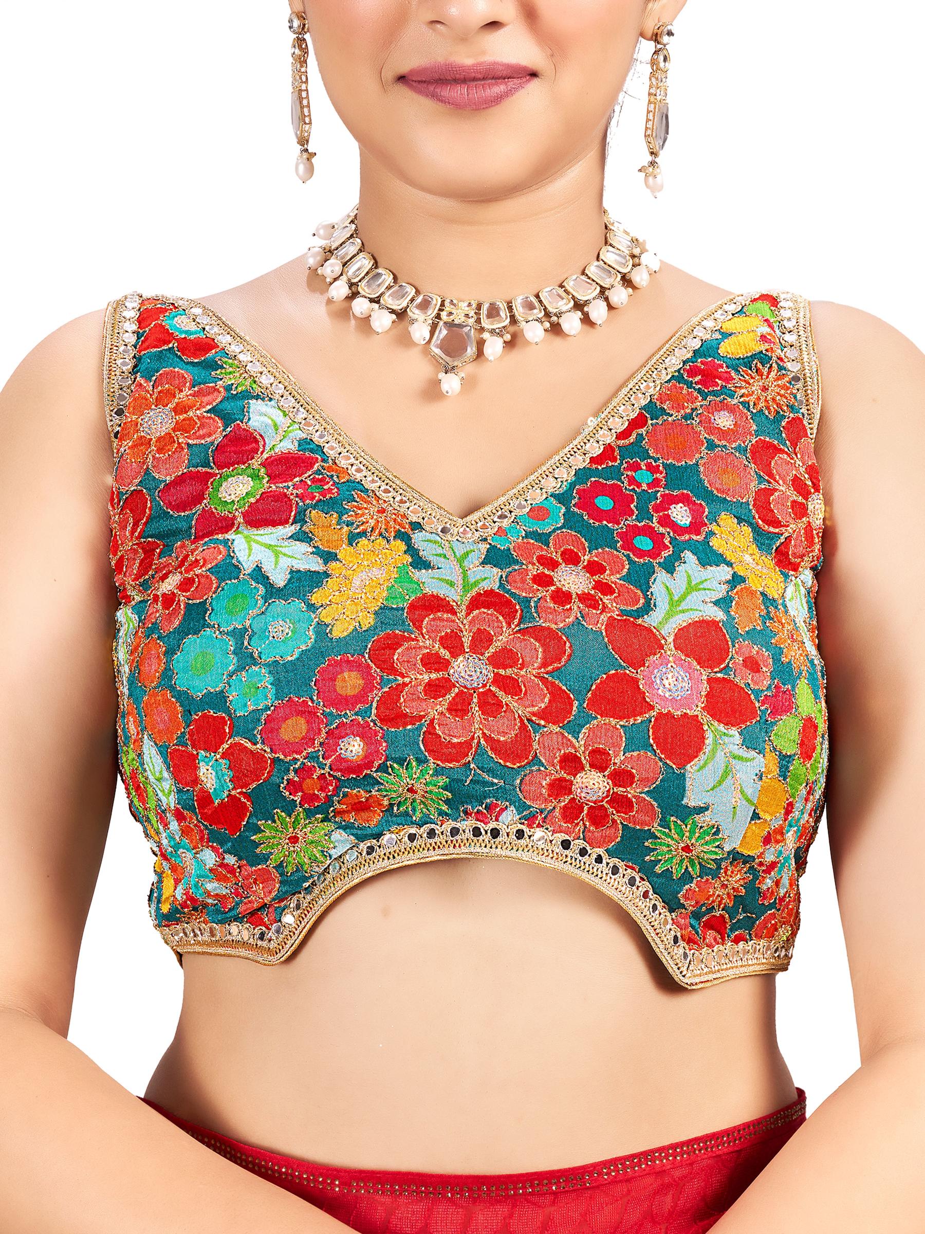 Morpetch Chiffon Readymade Blouse