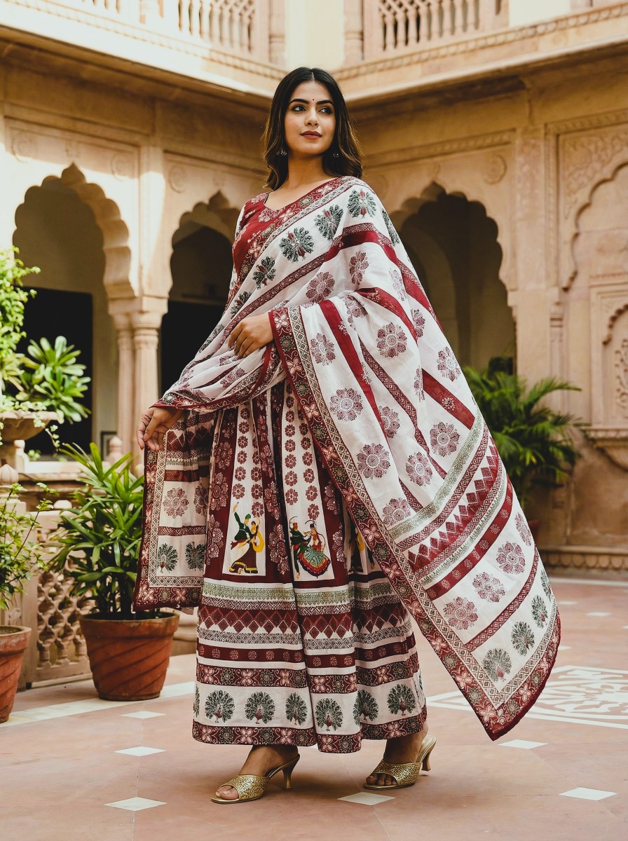 Multicolor Designer Printed Cotton Rayon Lehenga Choli