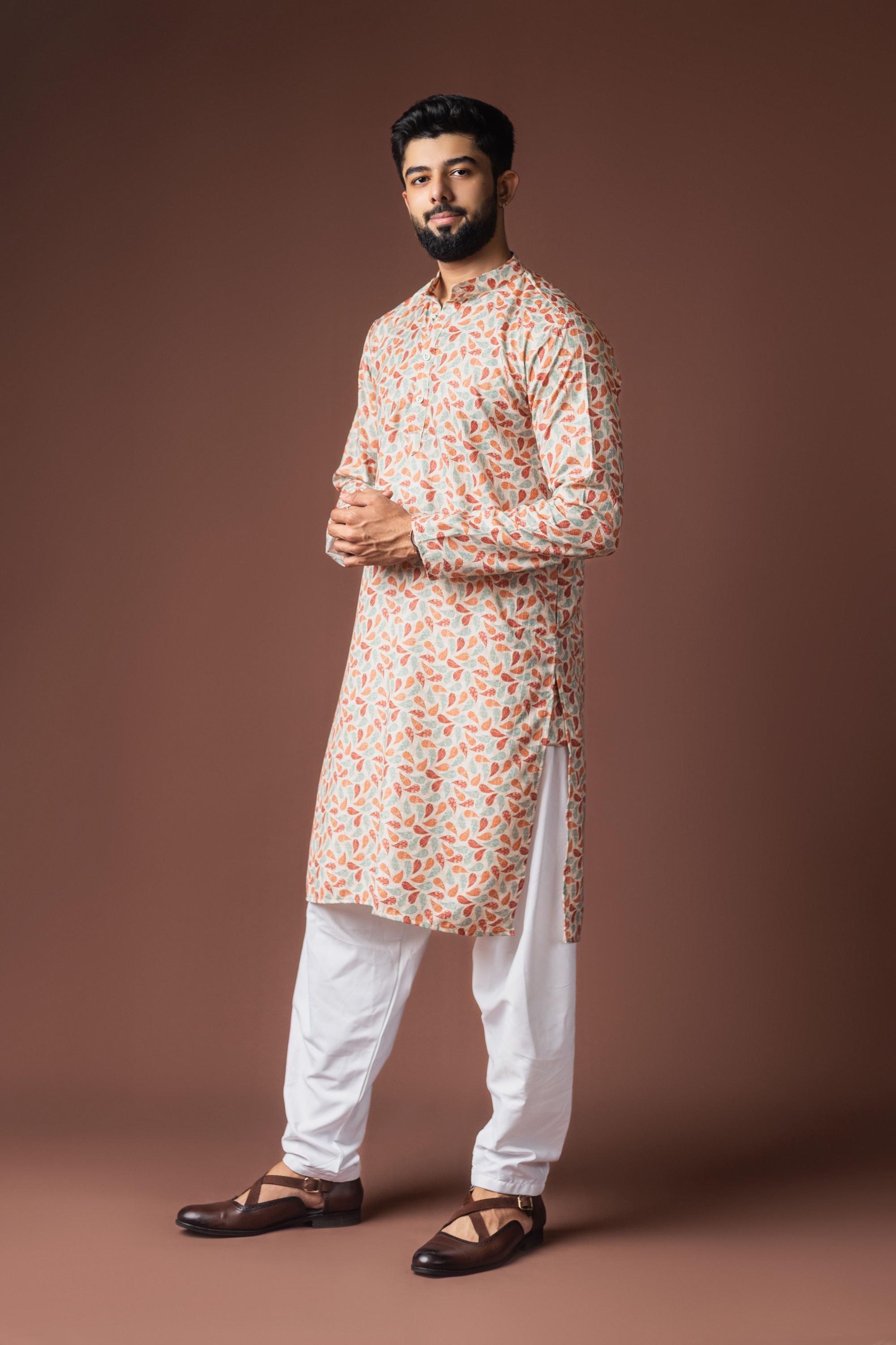 Multy Blended Linen Kurta Payjama