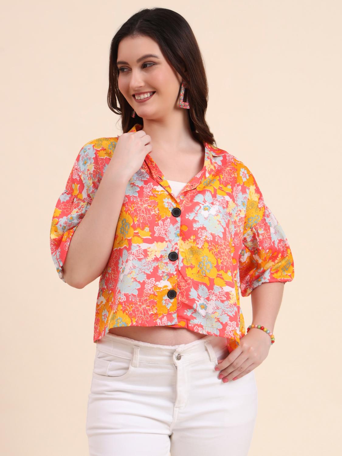 Multy Delta Readymade Short Crocks Shirt