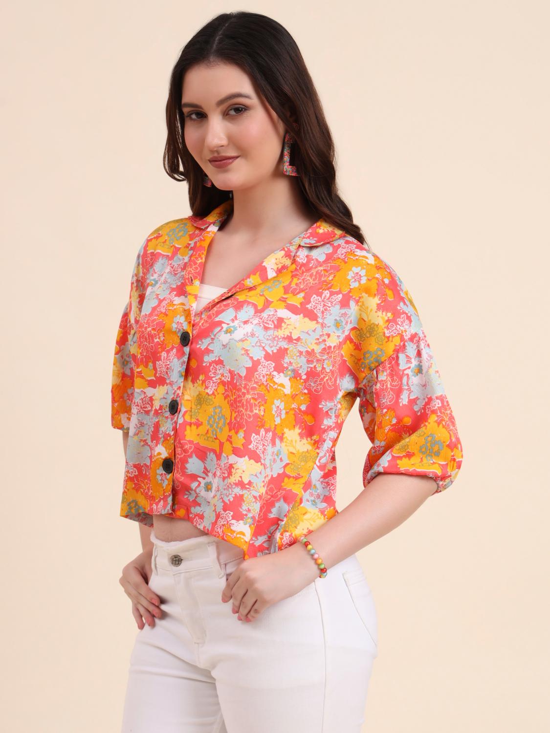 Multy Delta Readymade Short Crocks Shirt