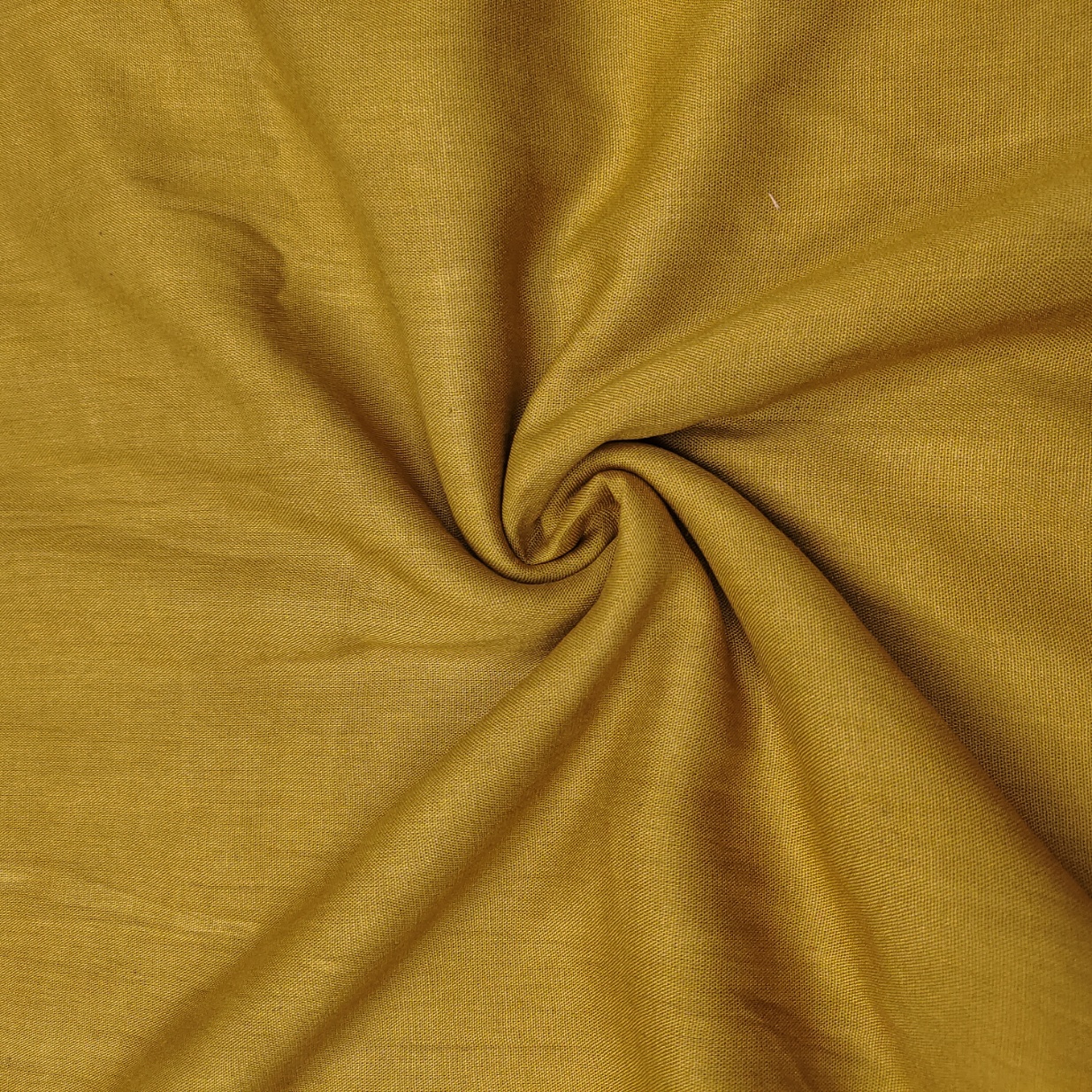 Mustard Printed Linen Cotton Salwar Suit