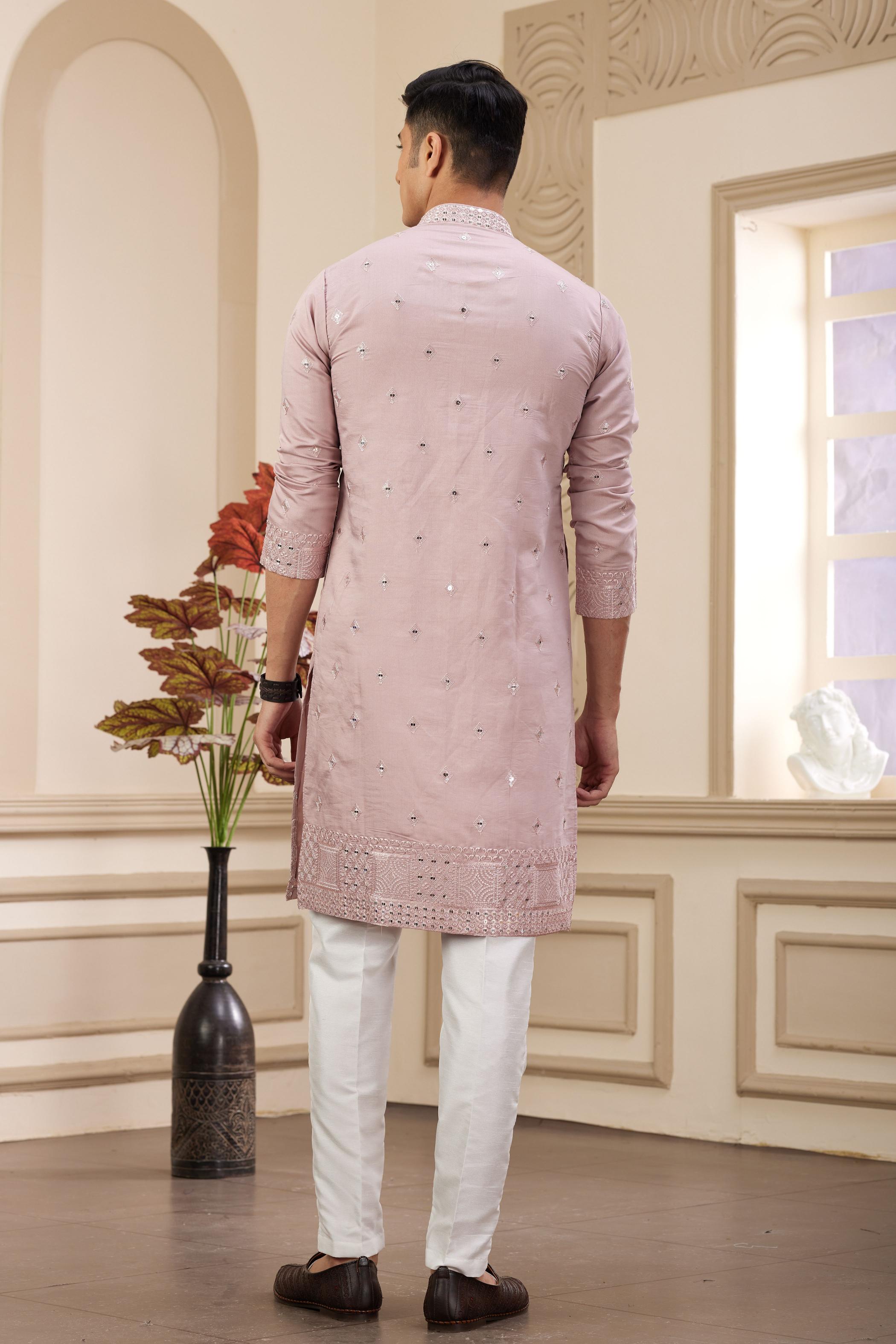 Onion Art Silk Kurta Payjama