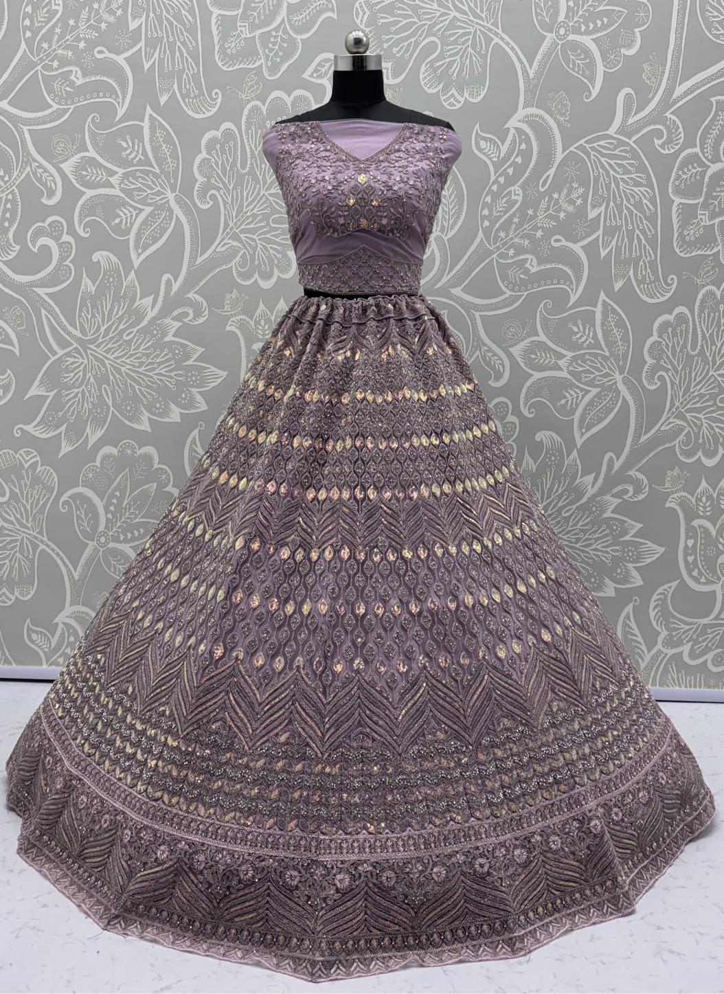 Onion Net Lehenga Choli — alternate view