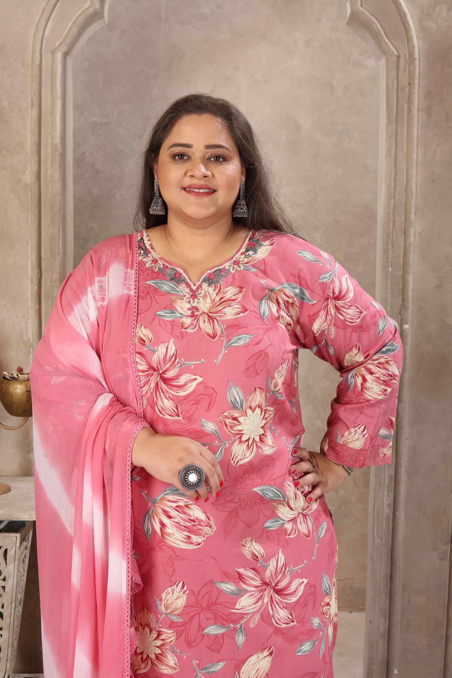 Onion Rayon Readymade Suits