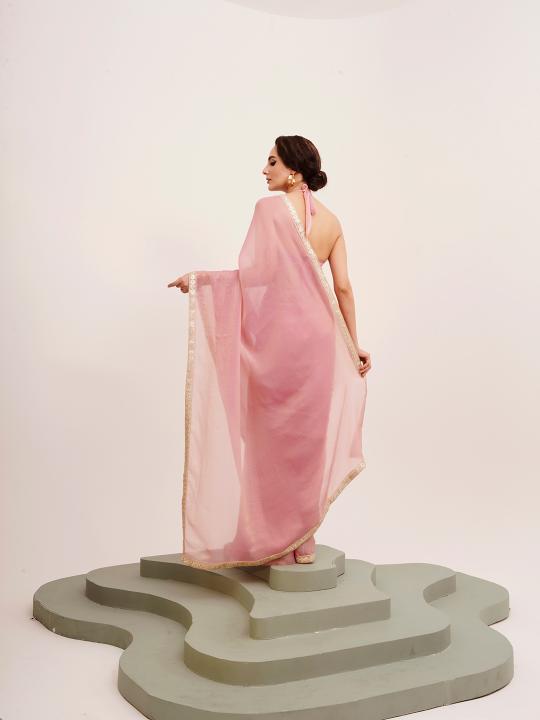 PinK Chiffon Saree