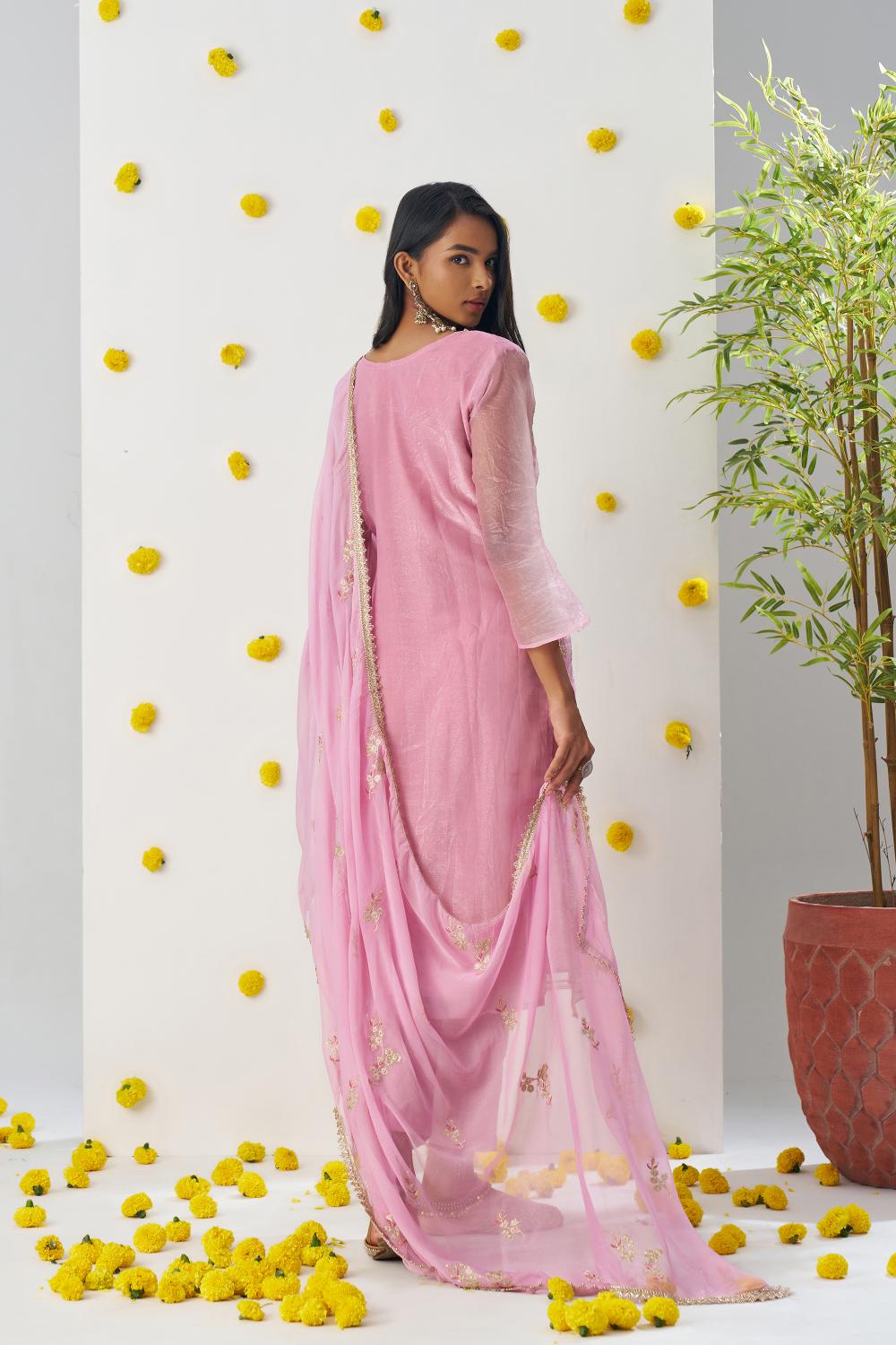 Pink Fancy Crush Readymade Suits — alternate view