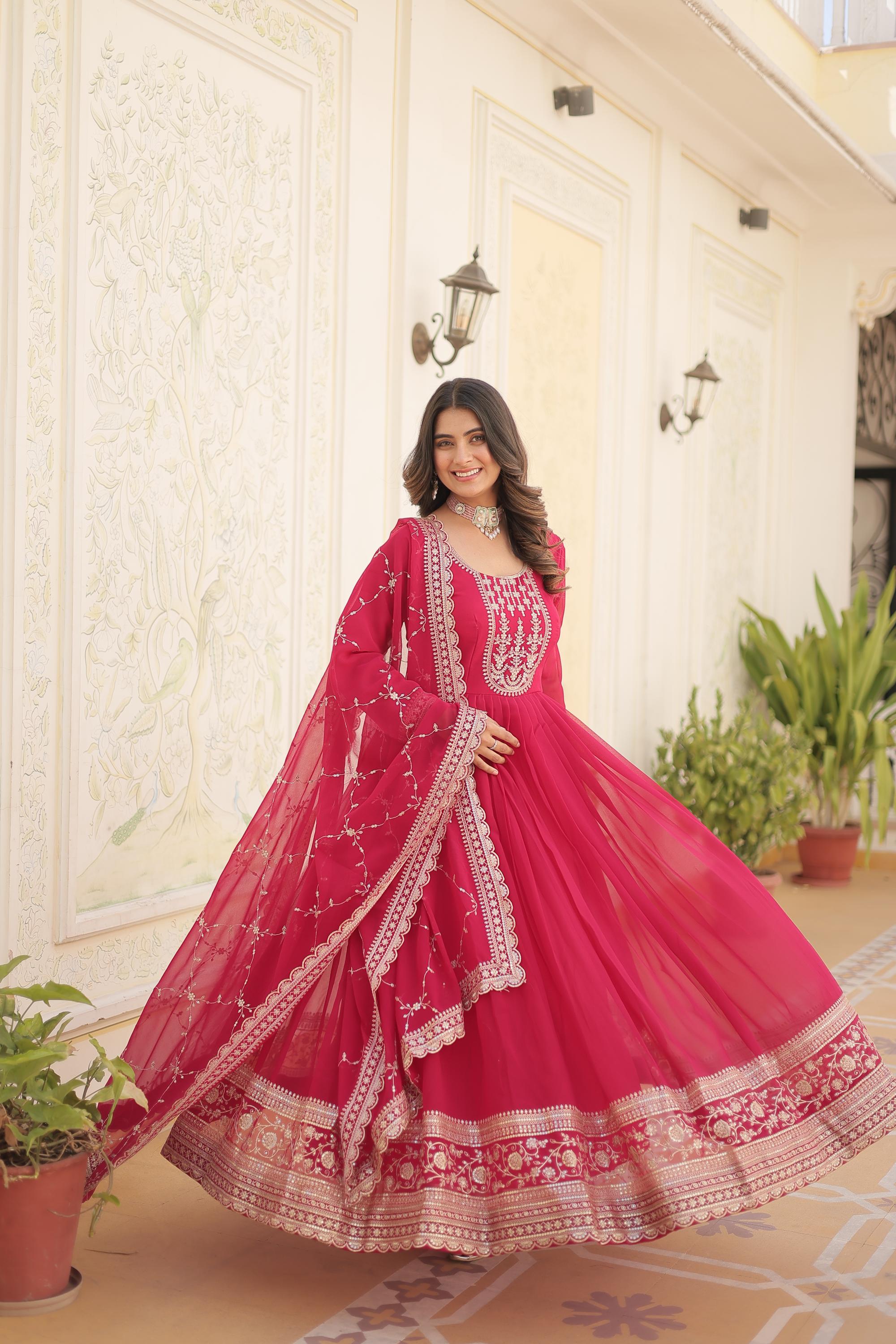 Pink Festive Gown