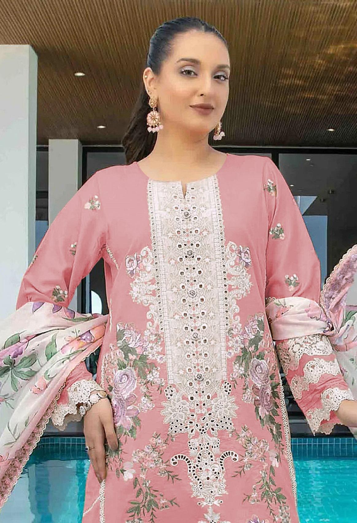 Pink Off White Straight pant suit — alternate view