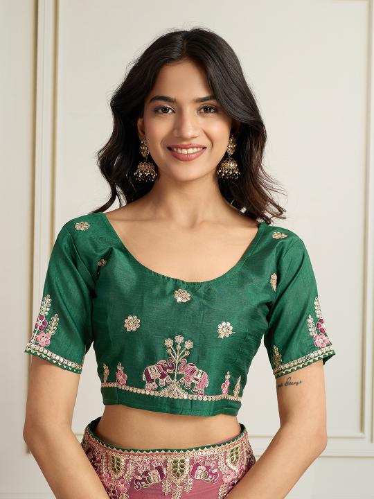 Pink Star Georgette Saree