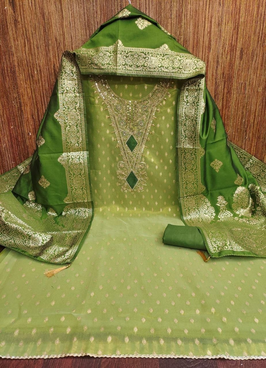 Pista Butti Woven Shimmer Salwar Suit