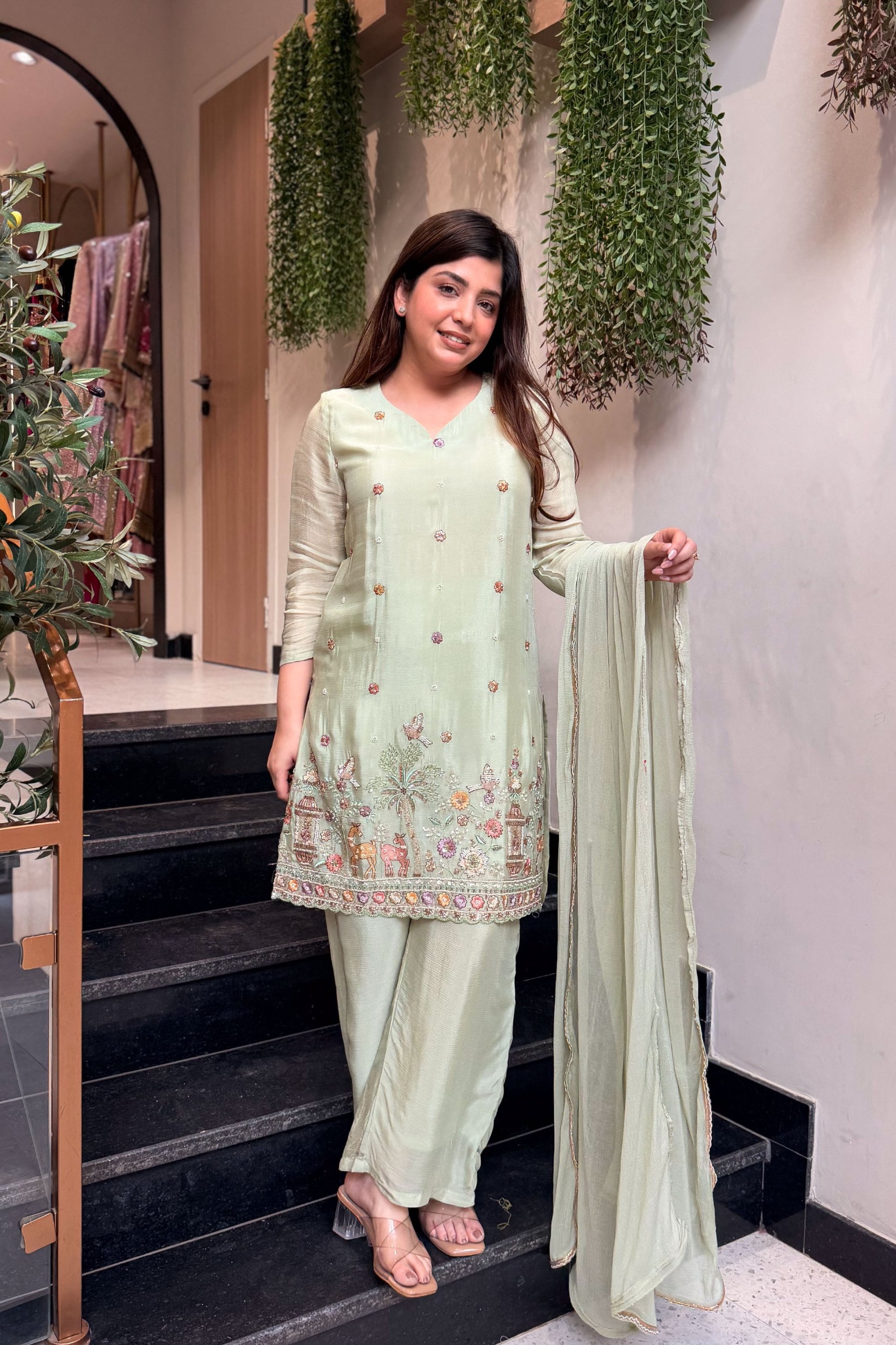 Pista Heritage Crepe Palazzo Suit