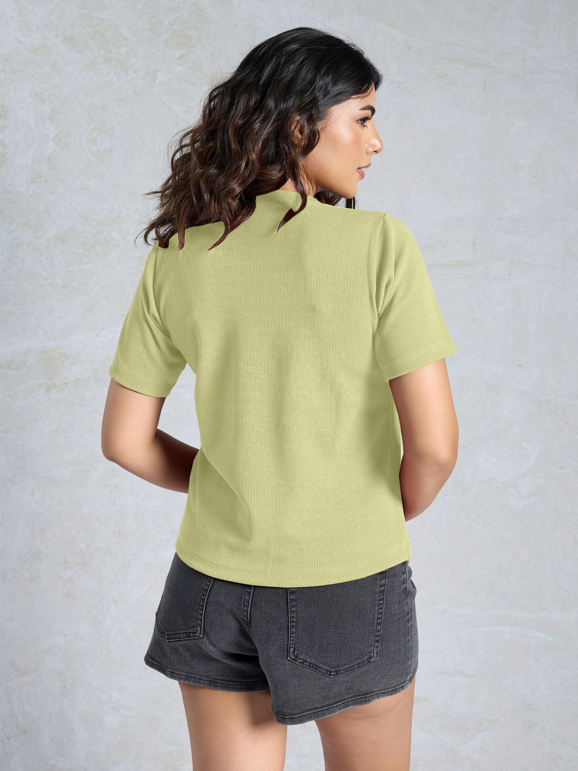 Pista Knitted Casual T-Shirt — alternate view