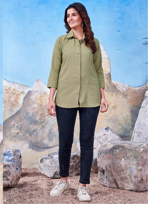 Pista Maaza Cotton Readymade Shirt