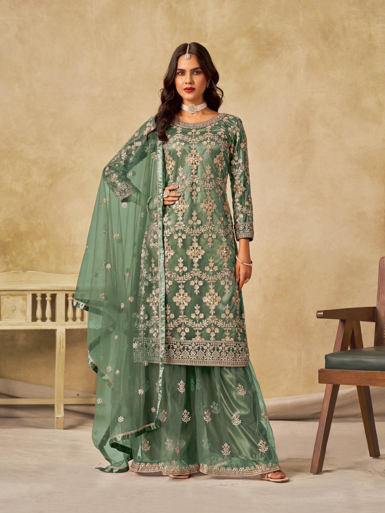 Pista Net Palazzo Suits
