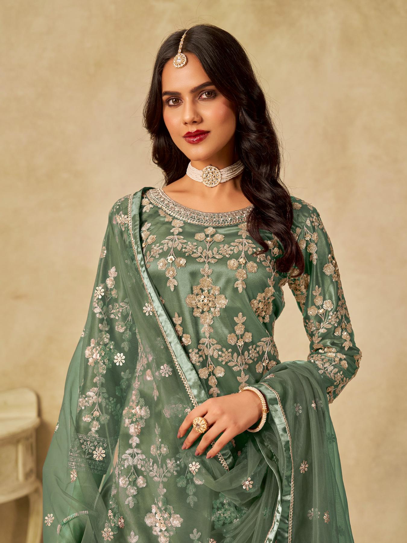 Pista Net Palazzo Suits