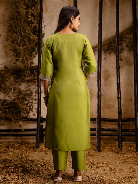 Pista Silk Blend Readymade Suits — alternate view