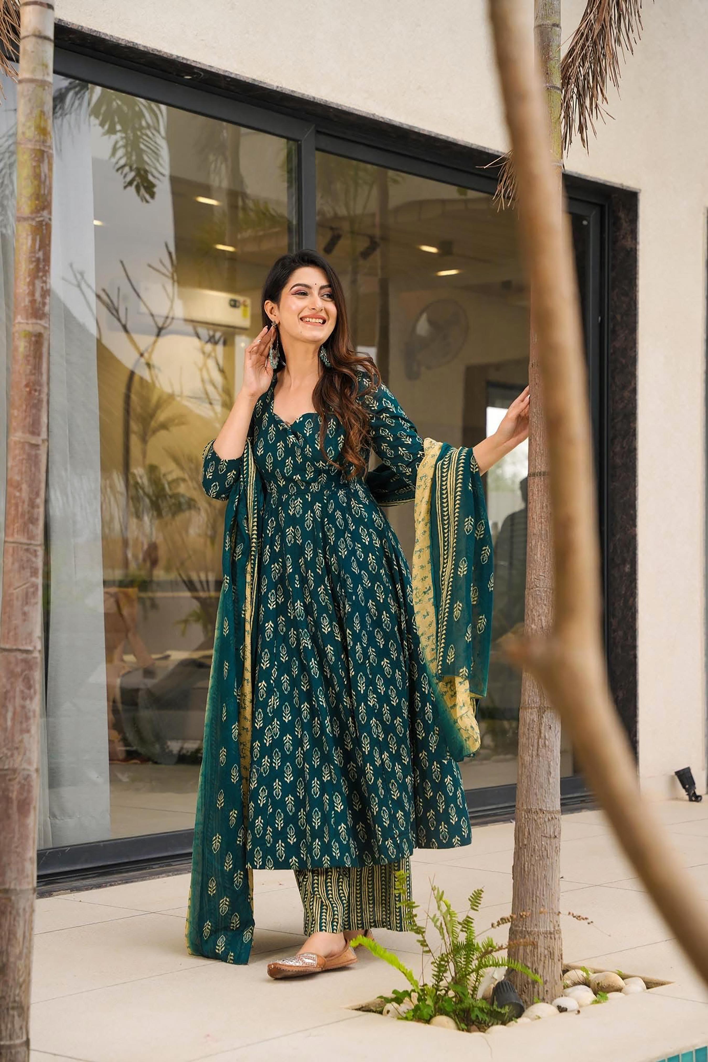 Rama Digital Printed Muslin Palazzo Suit