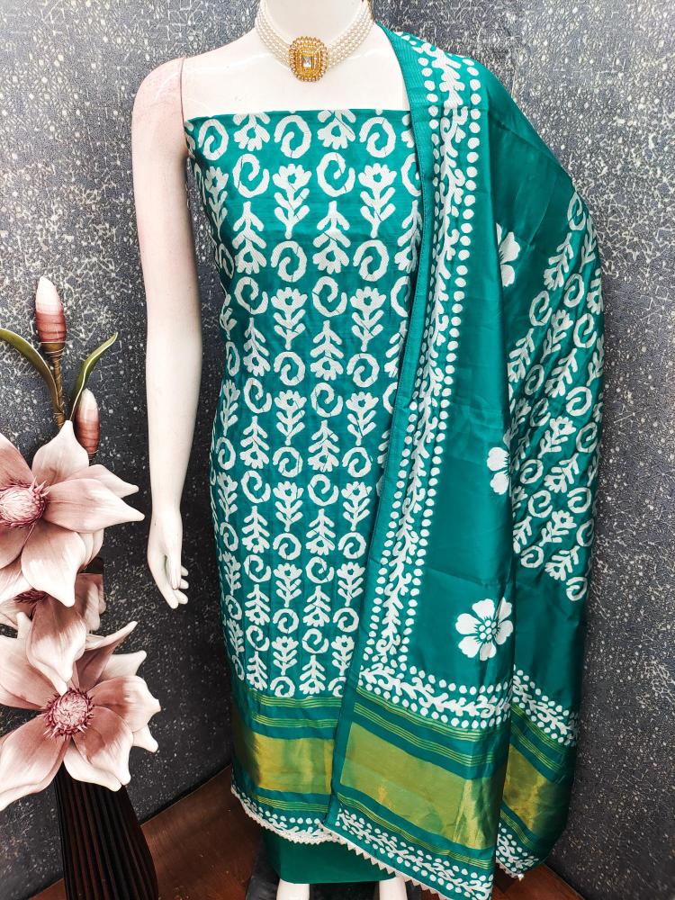 Rama Gajji Silk Salwar Suit