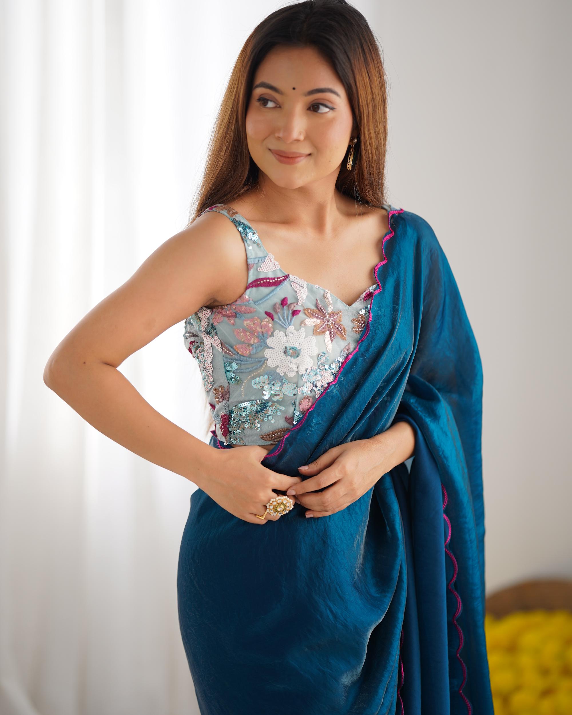 Rama Space Silk Saree