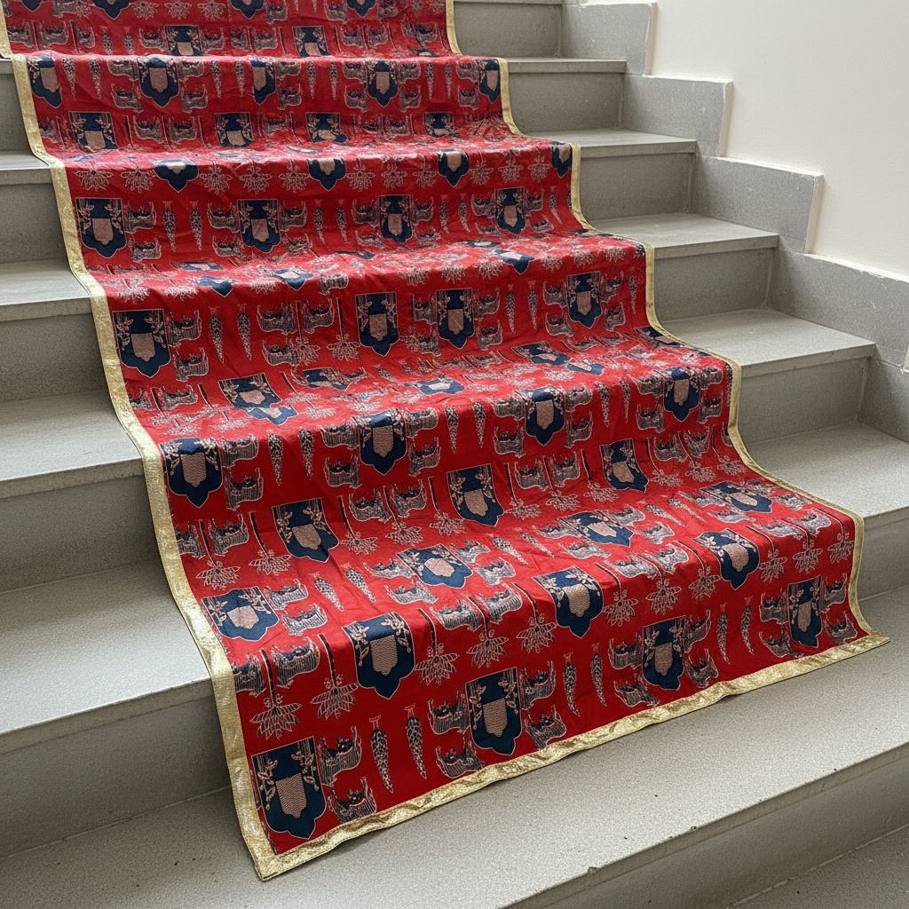 Red Designer Digital Printed Cotton Printed Dupatta
