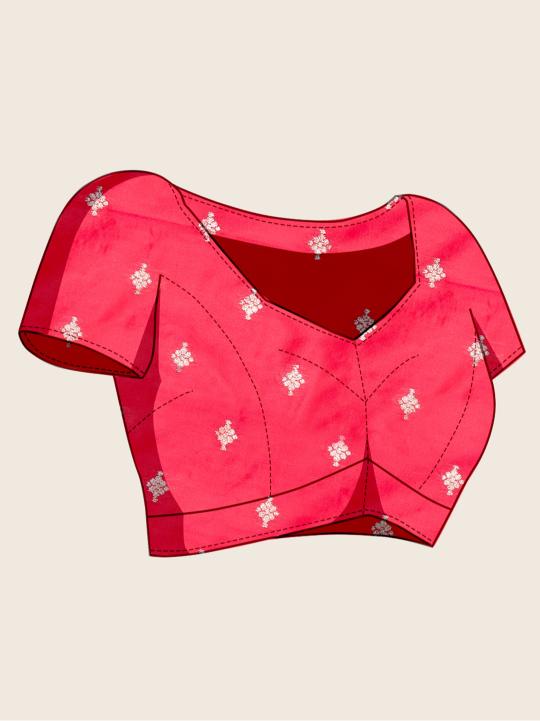 Red Soft Silk Saree