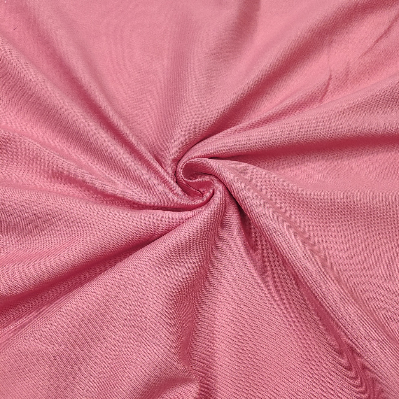 Rose Pink Printed Linen Cotton Salwar Suit