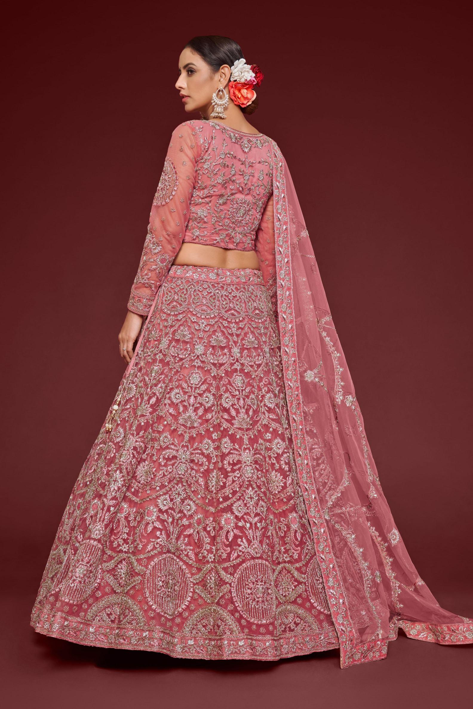 Rose Soft Net Lehenga Choli