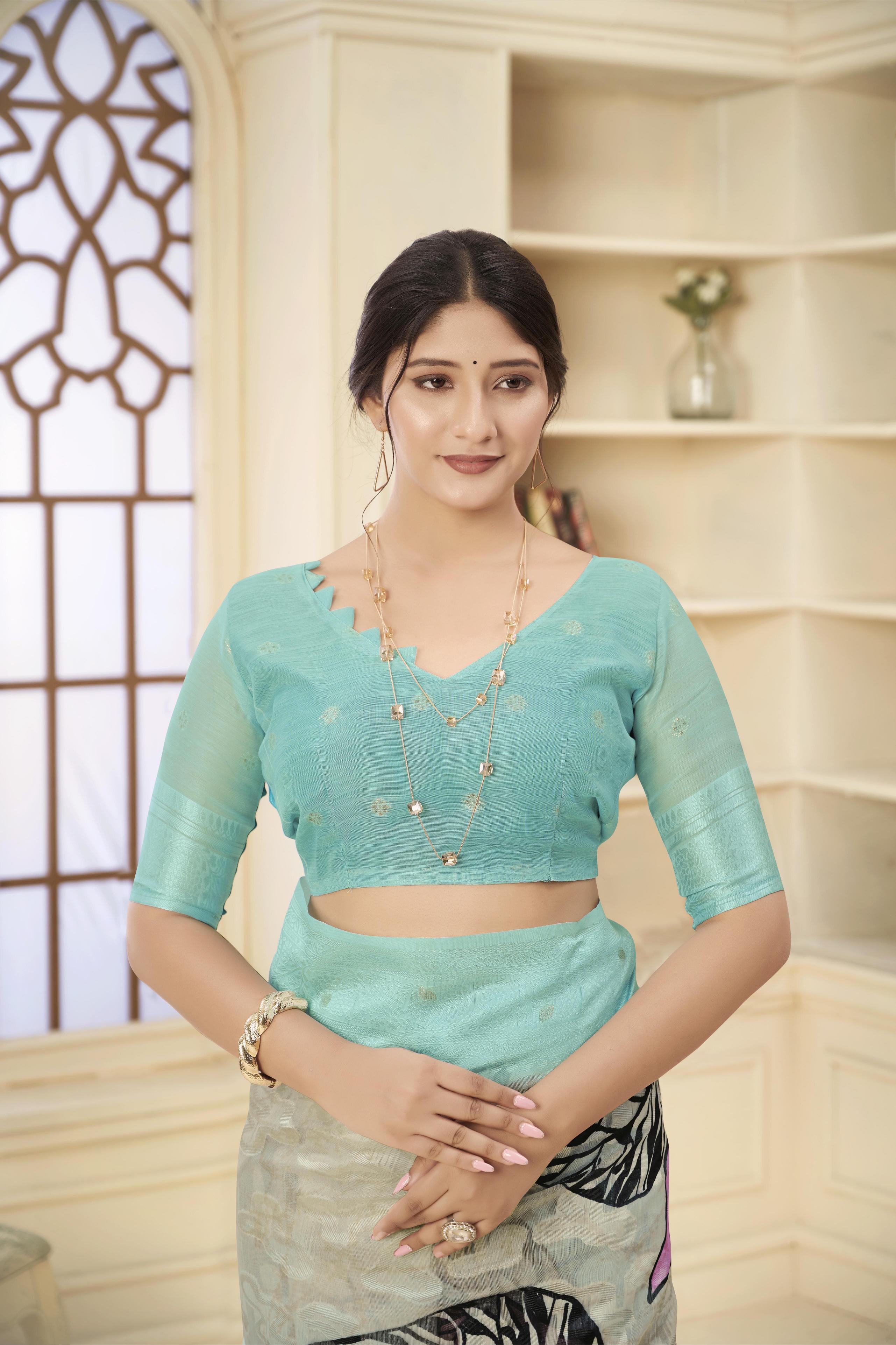 Sea Green Rich Silk Saree