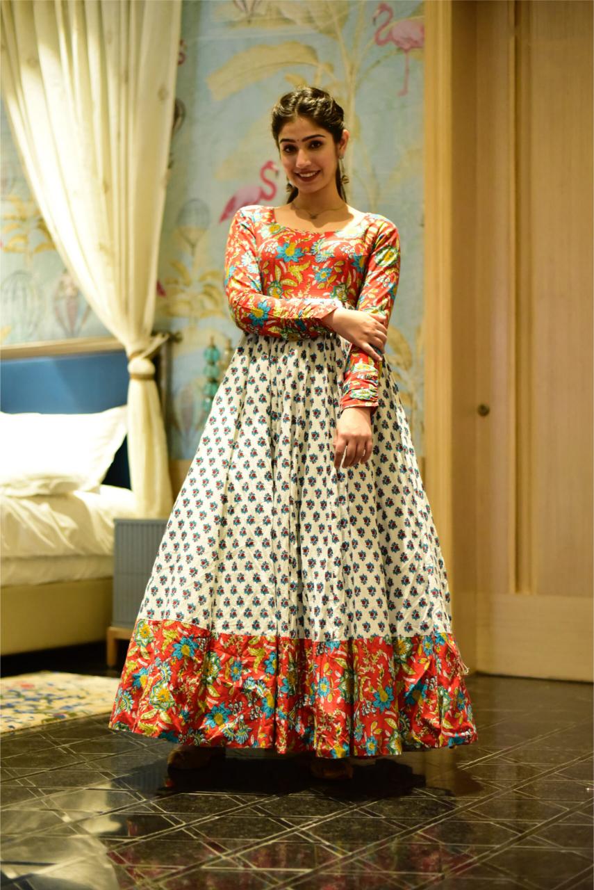 White Cotton Silk Kurti