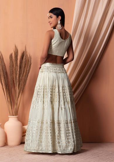 White Georgette Georgette — alternate view